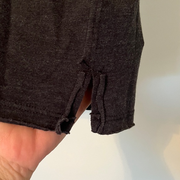 We the Free People Black Nova Sz XL Tee Shirt NWT - Picture 8 of 13